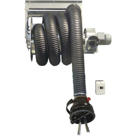 Enrouleur aspiration gaz d'échappement PL 10M ø150mm 400V - AG 0015 - CLAS Equipements
