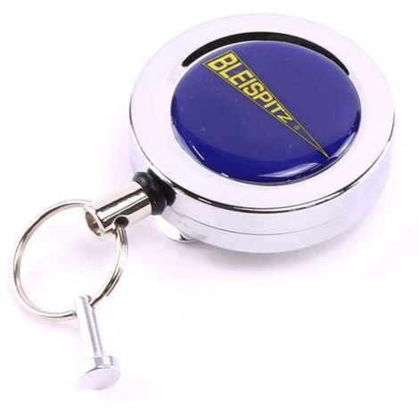 Enrouleur automatique attache pour outils – Câble acier 1200 mm – Clip ceinture pratique – Outil métallique pour professionnels – Bleispitz
