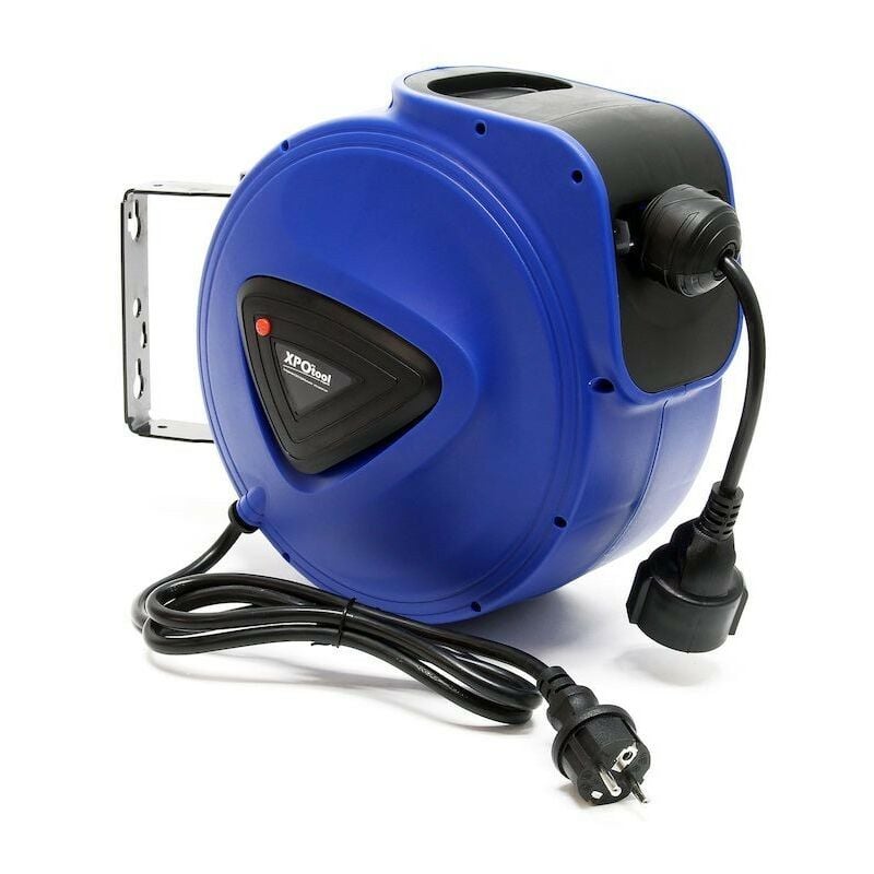 Enrouleur automatique de càble électrique 20m de rallonge électrique