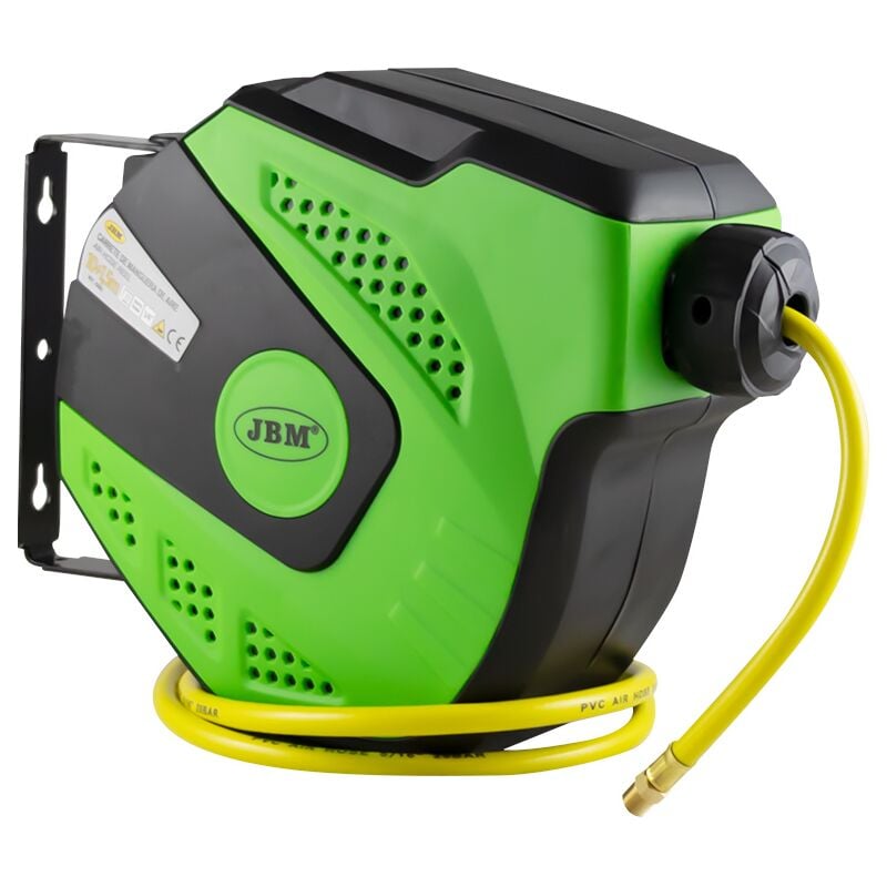 Enrouleur devidoir automatique pour tuyau air comprime 11,50 mètres