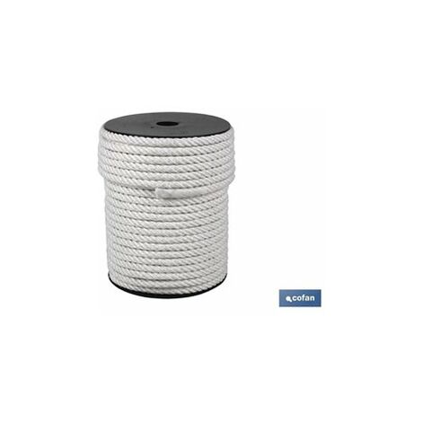 Corde en nylon tressée solide – 3/8 po x 500 pi, noir S-21189 - Uline