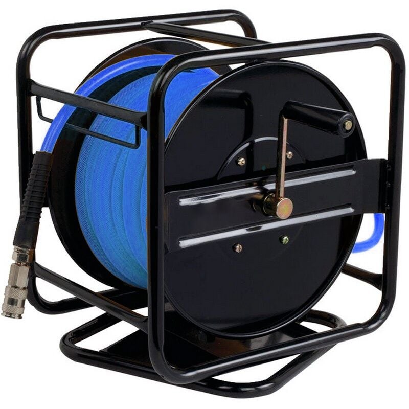Enrouleur d'air rotatif - 360° - 30 m - Tuyau polyuréthane tressé - Raccords bp- arca - ENROUL30BP