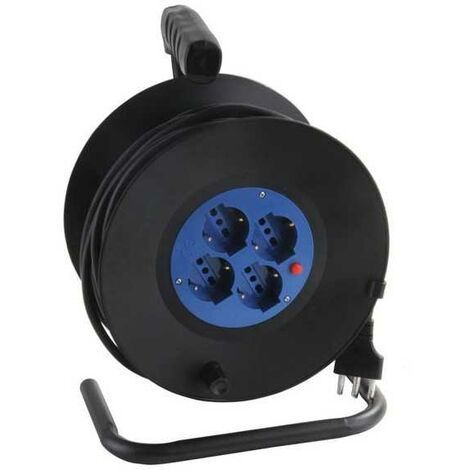 Enrouleur de câble 50 m 3X1,5 4X2Pt+Sk Syntesy 00384
