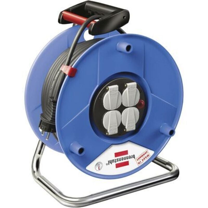 Enrouleur de câble Brennenstuhl 1208064 50.00 m noir mâle française