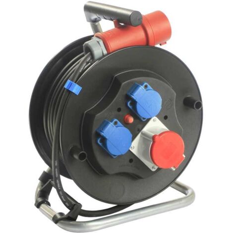 Enrouleur de câble AS-SCHWABE 20M Triphasé H07RN-F 5G2,5 - 810158