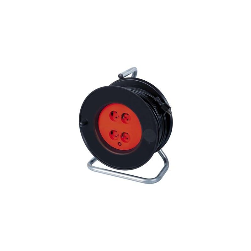 Enrouleur de Câble électrique 4 prises 40 m 3100 w
