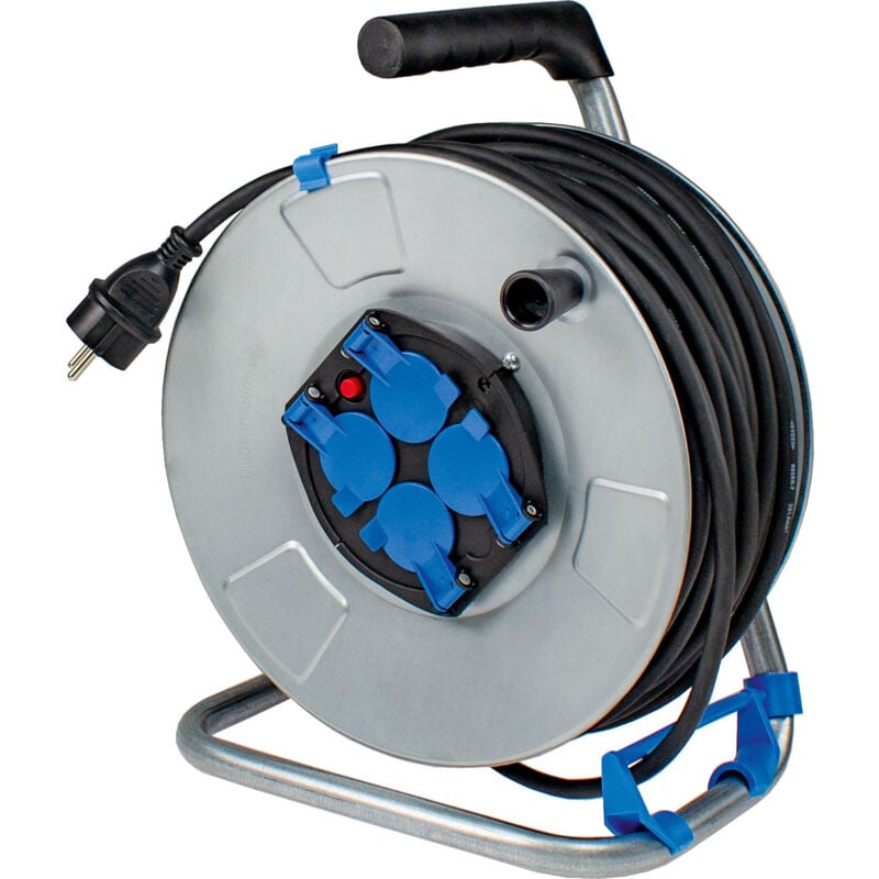 Metallkabeltrommel 50m H05RR-F 3G1,5 IP20