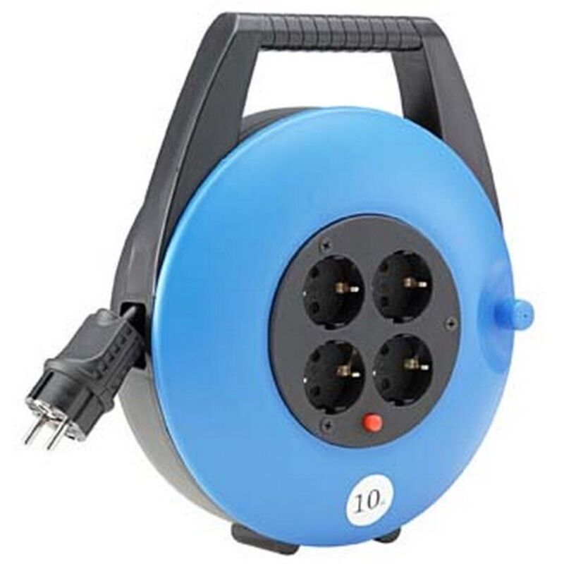 Hedi - Enrouleur de câble domestique IP20 - H05VV-F 10 m KBB10T
