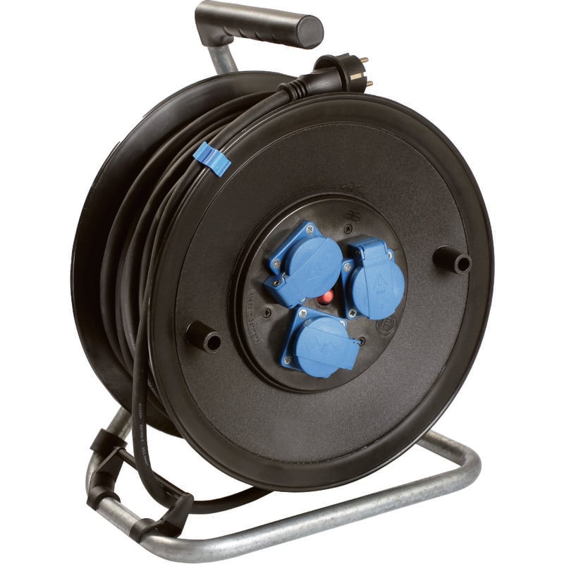 TecStar X2 - Enrouleur de câble Professionnel 25 mètres/3G2.5