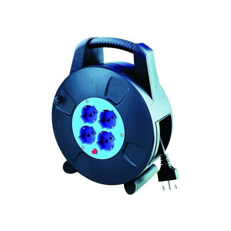 Enrouleur de câble 4 prises Vigor Schuko 10/16A+T 3X1,5 20 M