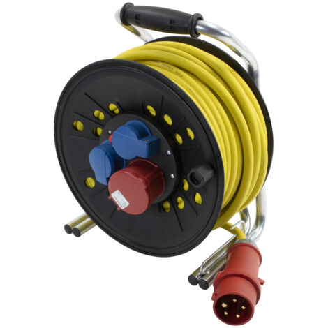 Enrouleur de cble pompier, selon BFV, 230 V/400 V, 16 A