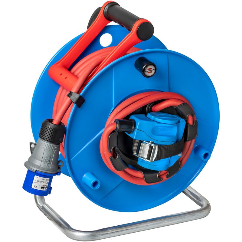 Brennenstuhl - Enrouleur de câble solutions outdoor avec prise P17/type e, fiche P17 - H07RN-F 3G2,5 28,5m