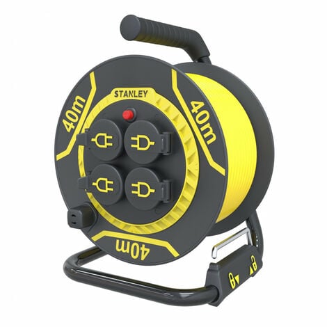GEFOM Enrouleur de chantier STANLEY - 40 mètres