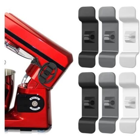Enrouleur de Cordon - 6 Pcs - Organiseur pour Câbles Appareils de Cuisine - Couleur principale: Rouge