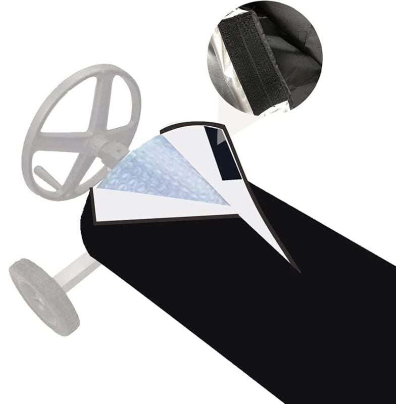 Enrouleur De Couverture Solaire Housse De Protection, Housse Enrouleur pour Protection Piscine, Imperméable Bâche Piscine en Tissu, Housse De