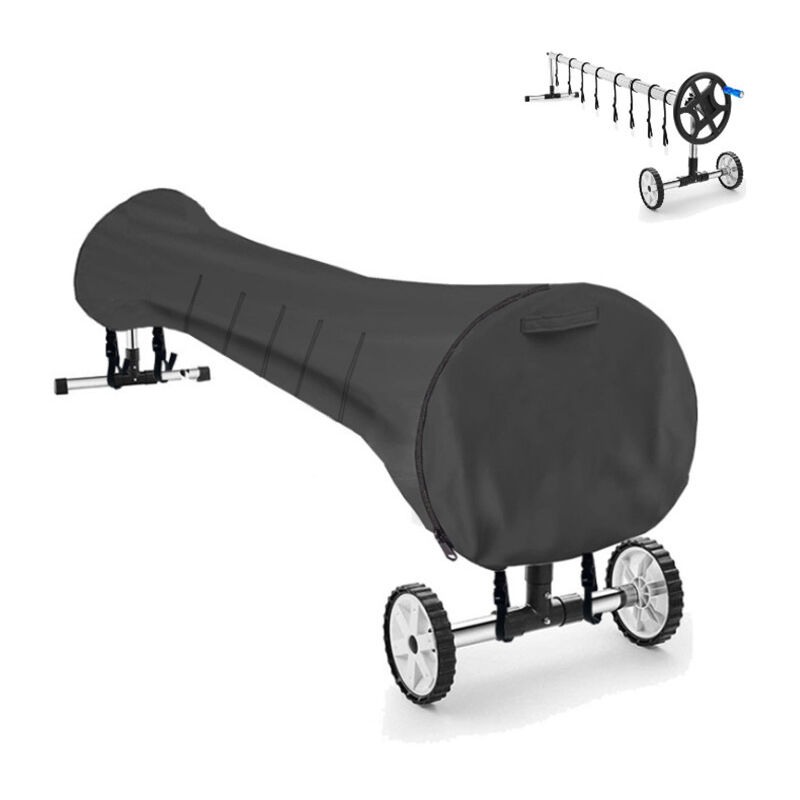 Ineasicer - Enrouleur de Couverture Solaire Housse,Enrouleurs pour Bâche de Piscine Bache de Protection,Housse De Protection pour Enrouleur De