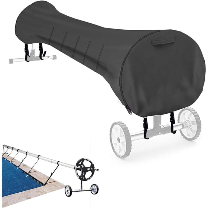 Kcvv - Enrouleur de Couverture Solaire Housse,Enrouleurs pour Bâche de Piscine Bache de Protection,Housse De Protection pour Enrouleur De Couverture