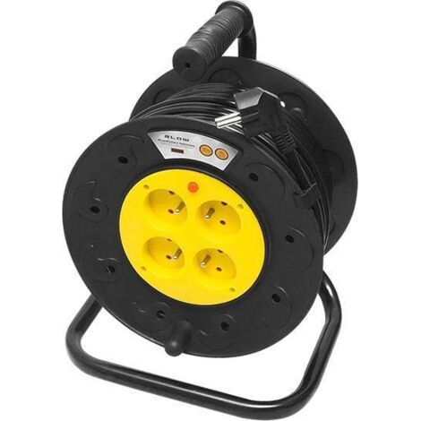 Enrouleur de rallonge avec mise à la terre PSB-3X1.5-4G/30M 30 m Souffler