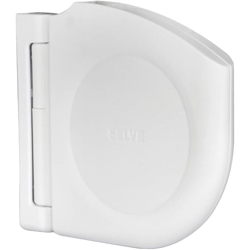 Enrouleur de sangle de volet roulant pour sangle 12 à 15mm en pvc blanc amovible 180° capacité 5m Orientable Ressort tendu Fenêtre Baie vitrée