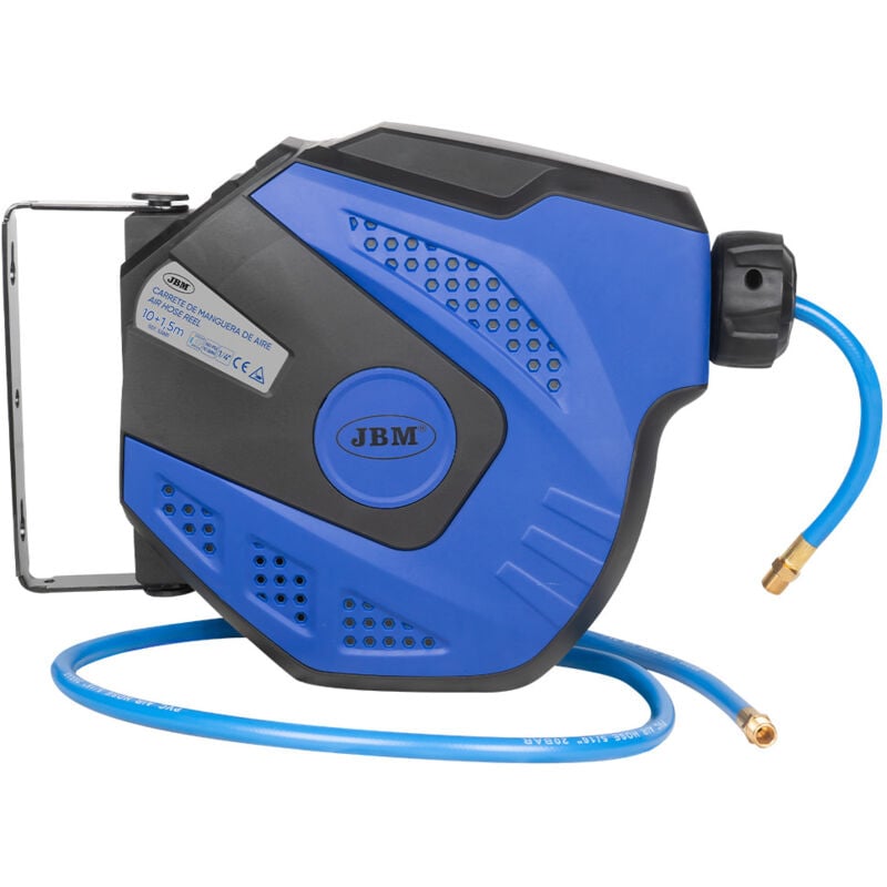JBM - enrouleur de tuyau d'air 11M - bleu 53881