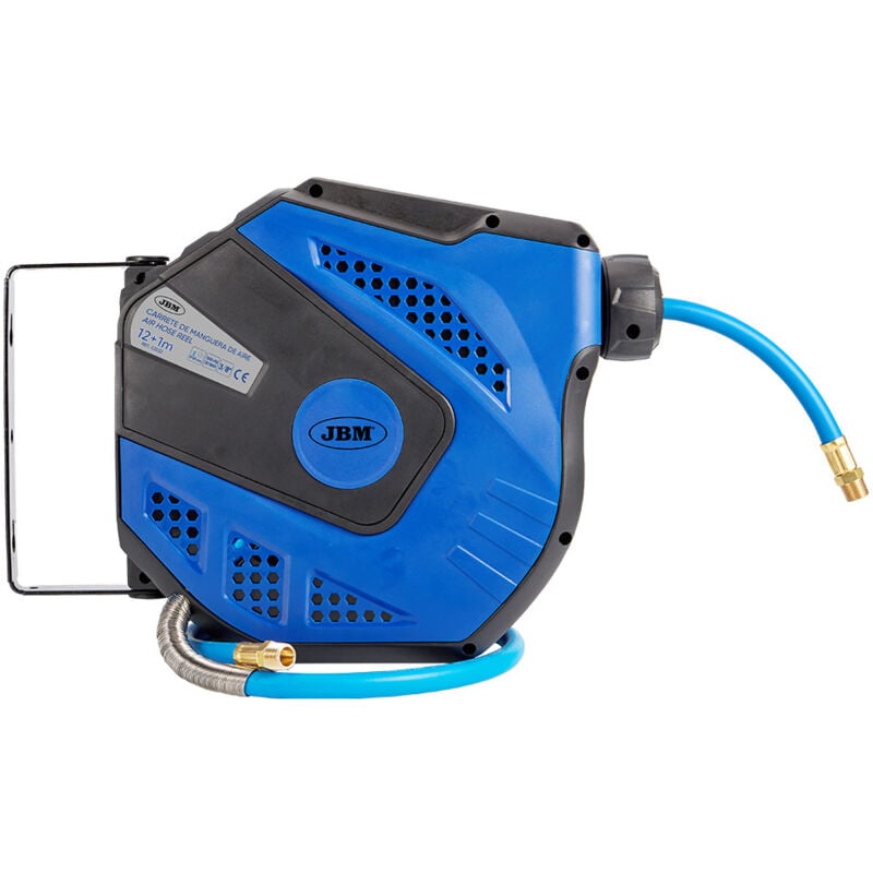 Enrouleur de tuyau d'air 13M - bleu JBM 53532
