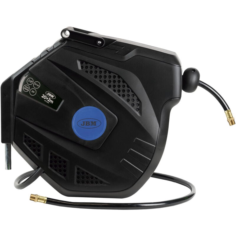 Enrouleur de tuyau d'air 22M - bleu JBM 53582