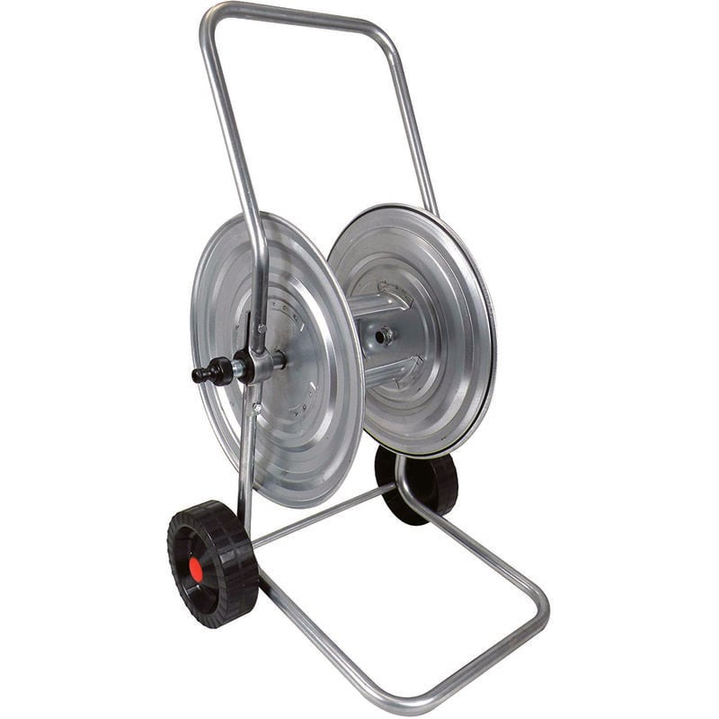 Enrouleur de tuyau d'arrosage galvanisé 50 mt. A201