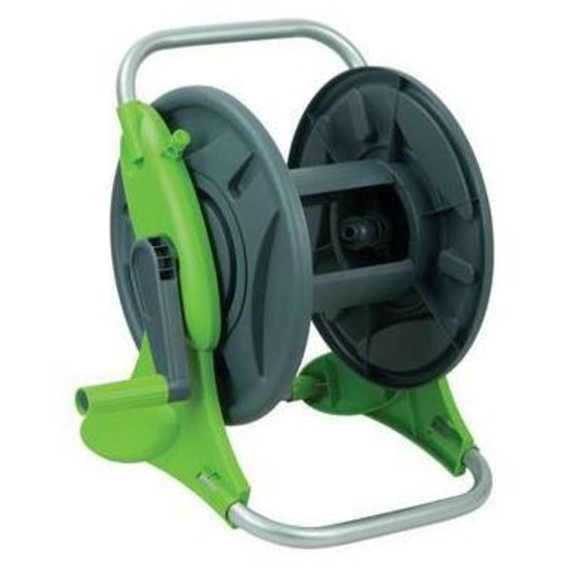 Enrouleur de tuyau portable pour tuyaux d’irrigation spring line