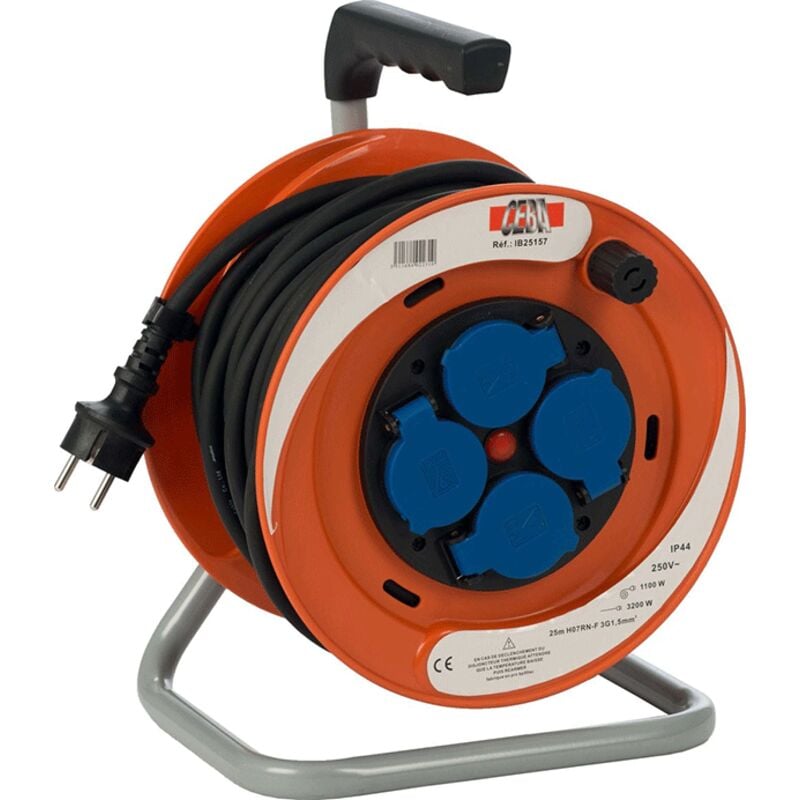 Enrouleur électrique professionnel 40 m 3G2,5 Ceba