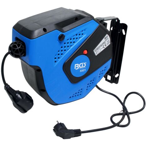 Enrouleur electrique automatique mural 15 m bgs technic