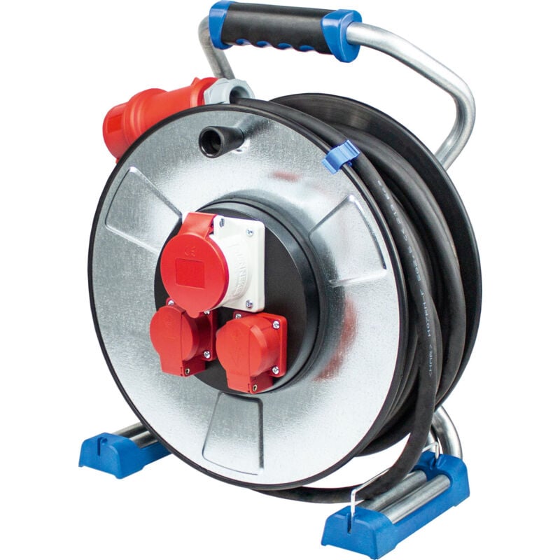 Cee Metallkabeltrommel Schutzisolierung 25m H07RN-F 5G2,5 IP44