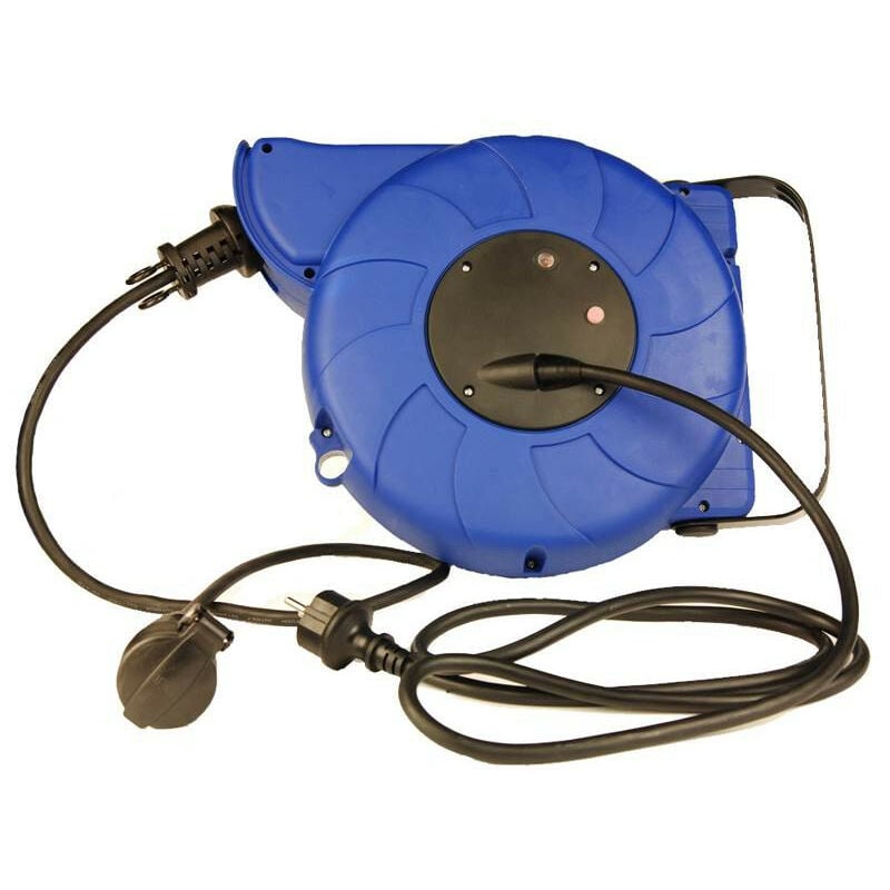 Enrouleur electrique mural - 16 mètres - cable 3x1.5g