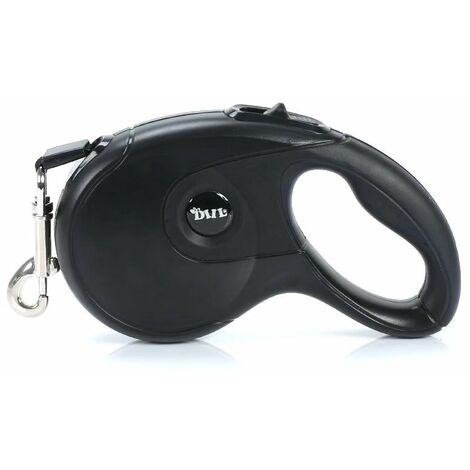 Enrouleur Gros Chien, Longe pour Chien Extensible pour Chien en Nylon Résistant pour Promenade de Chien Jusqu'à 40 Kg avec Un Seul Bouton de Verrouillage du Système