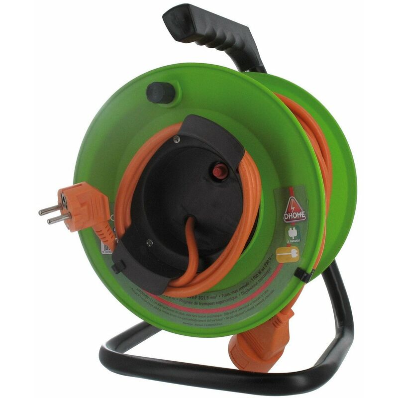 Enrouleur De Jardin Dhome 2 x 1,5 Mm² - 20m Dhome