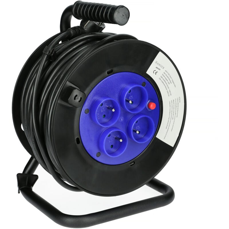 Enrouleur électrique 40m H05VV-F 3G 1,5mm2 Hanger 600003
