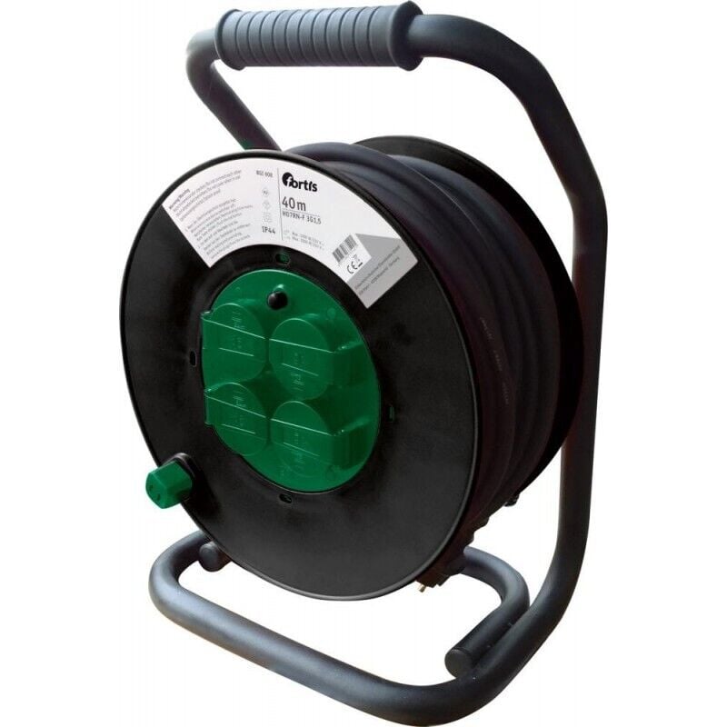 Enrouleur électrique plastique 40m H07RN-F3G1,5 FORTIS
