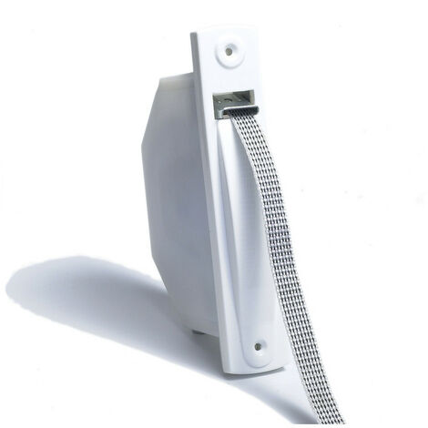Enrouleur manuel pour volet roulant 18mm – Sangle blanche pour fixation – Accessoire compact pour installation rapide – Cambesa