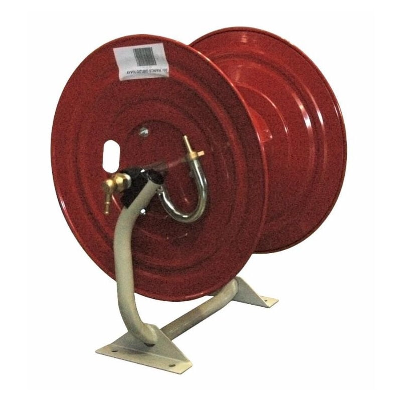 Enrouleur métallique sur base ama pour 200 m de tuyau 1/2'