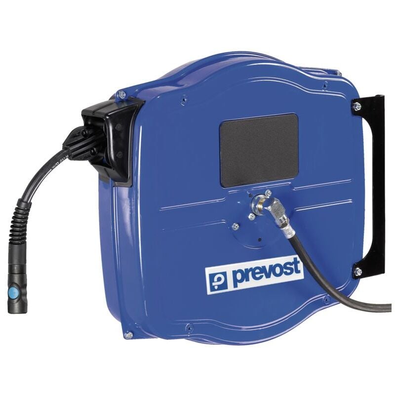 Enrouleur pneumatique Prevost Montage mural - Ressort de rappel 10mm - 15m - g 3/8' femelle ( Prix pour 1 )