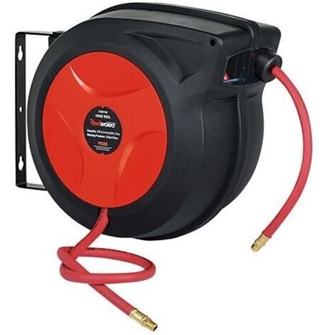 Enrouleur tuyau 15m rouge Air 3/8"