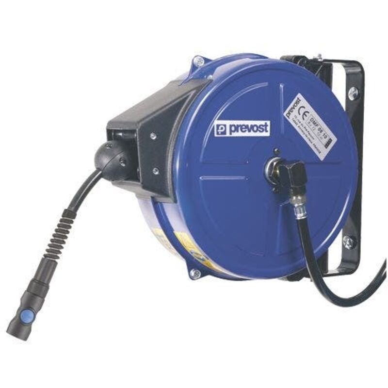 Enrouleur à air comprimé DMF 081IS - Diamètre de tuyau (intérieur x extérieur) : 8 x 12 mm - Dimensions (h x p) : 350 x 287 mm - Longueur tuyau : 12