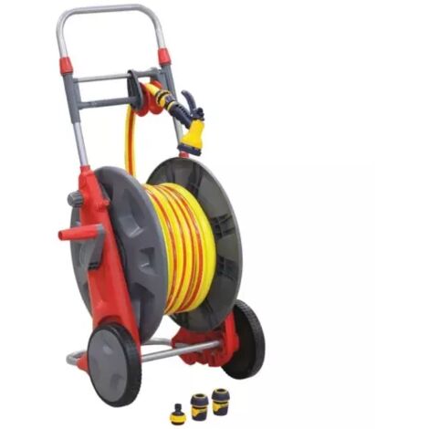 Enrouleur tuyau d'eau professionnel 25m DRAKKAR