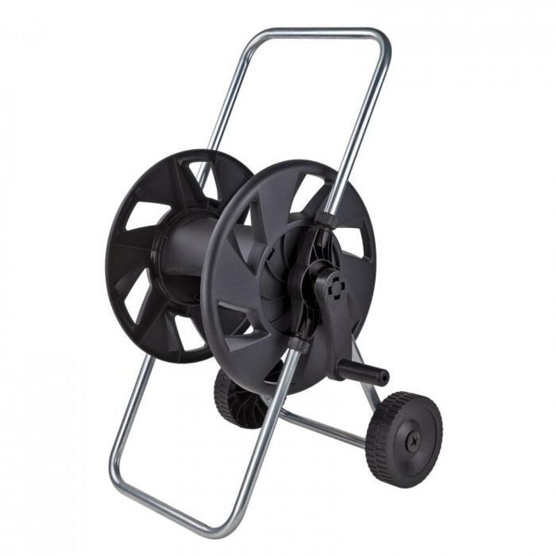 Dema - Enrouleur vide pvc solide - Dévidoir tuyau d'arrosage 60 m