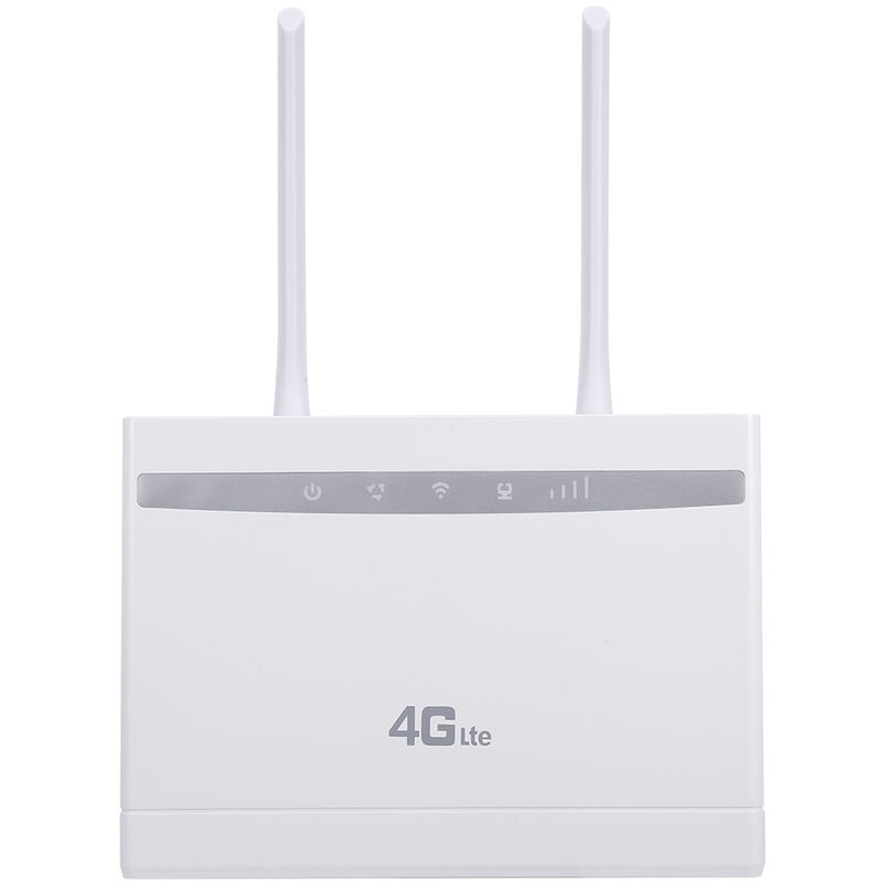 

Enrutador inalambrico 4G LTE Enrutador CPE de alta potencia de 150 Mbps con ranura para tarjeta SIM Senal fuerte Version de la UE, Blanco, enchufe de