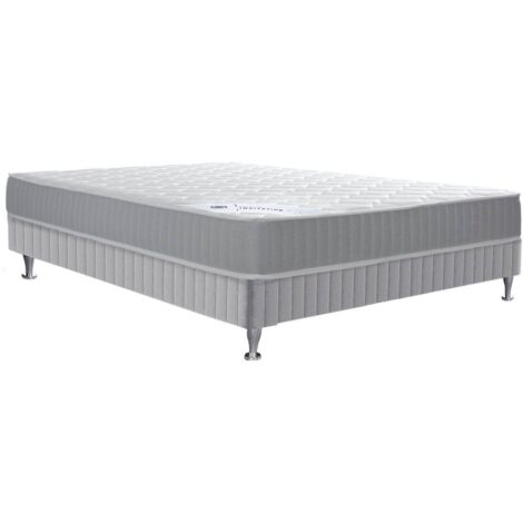 Ens 140x190 matelas H23 ressort ensachés, ferme, sommier