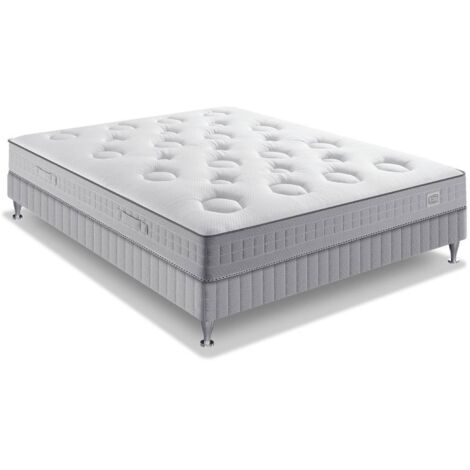 Ens FLEXION 140x190 matelas H26 ressort ensachés, mi-ferme, sommier