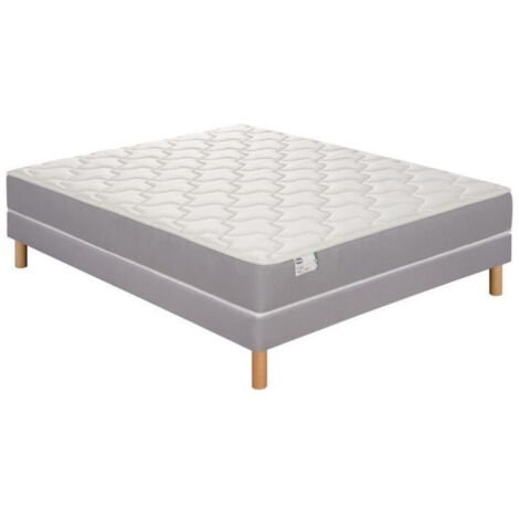 Ens L OPTIMAL 140x190 matelas H22 ressort ensachés, ferme, sommier