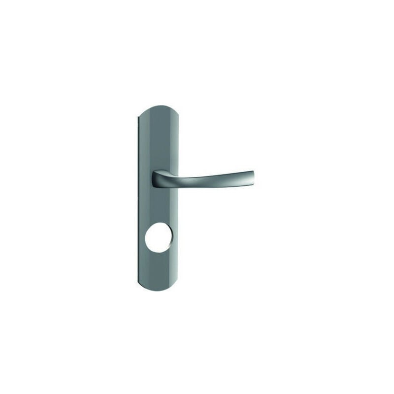 Vachette - Poignée de porte d'entrée extérieur muze Argent 56 mm 165 mm 245 mm 56 mm