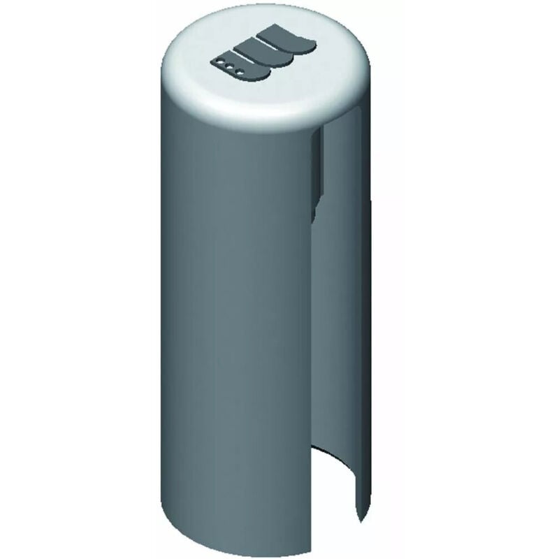 Vachette - Béquille double sur plaque 195 mm ligne Muze chromé platine condamnation à voyant