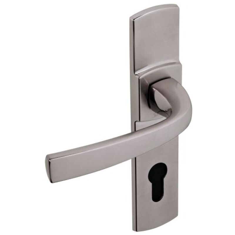 Vachette - Poignée de porte intérieure - Muze Gris platine - Condamnation - 165 mm